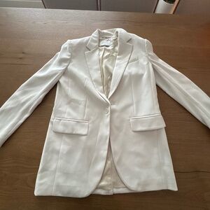 Cream Babaton Aritzia Blazer